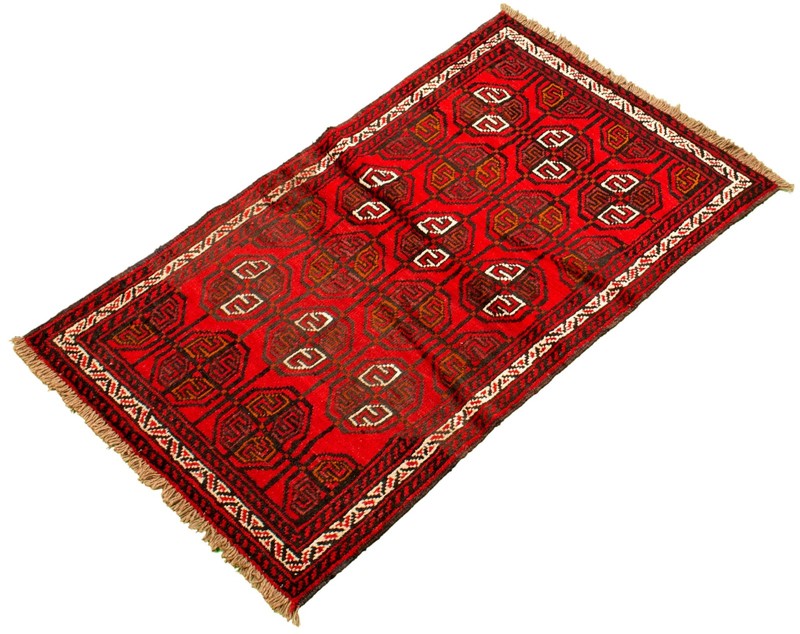 Vintage 3'4" x 5'7" Traditional Hand Knotted Vegetable Dye Wool Area Rug gallery