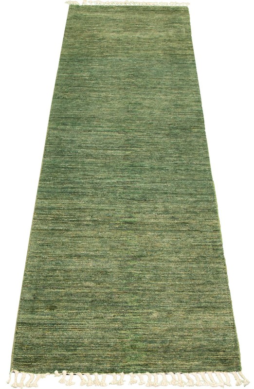 2'8" x 10'10" Vintage Hand-knotted Runner Rug Traditional Oriental Wool Carpet gallery