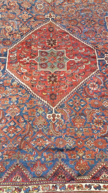 11 x 17 ft. 19th Century Antique Ghashghaei / Qashqai Rug, Palace Size! gallery