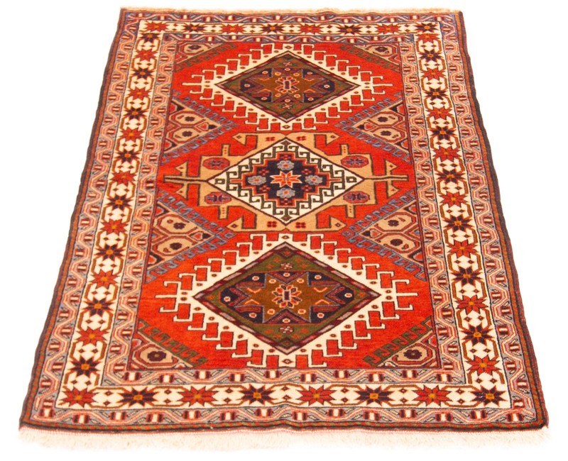 Vintage Hand-Knotted Area Rug 3'9" x 6'3" Traditional Wool Carpet gallery