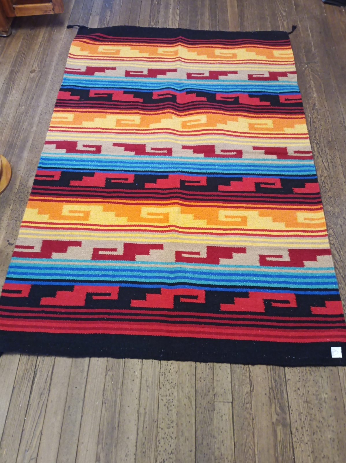 Handwoven Southwest Design Acrylic Rug; 32" X 64" gallery