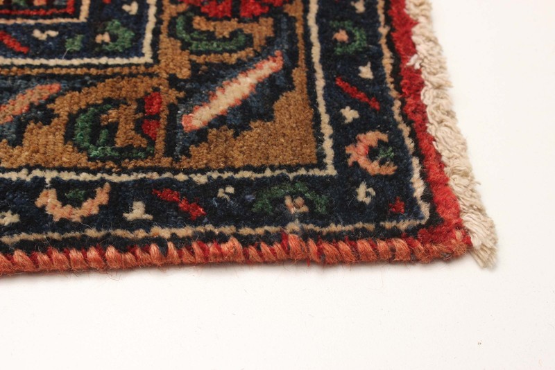 Vintage Hand-knotted Runner Rug 3'5" x 10'11" Traditional Oriental Wool Carpet gallery
