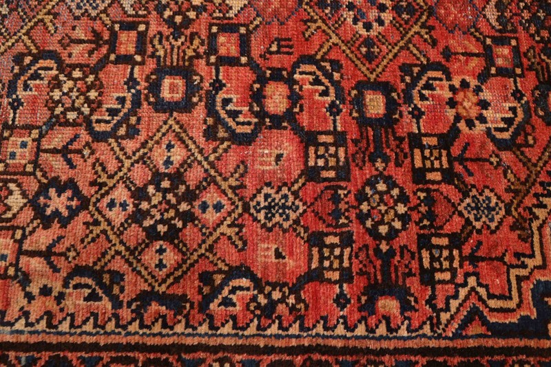 Vintage 4'4" x 6'1" Traditional Hand Knotted Vegetable Dye Wool Area Rug gallery
