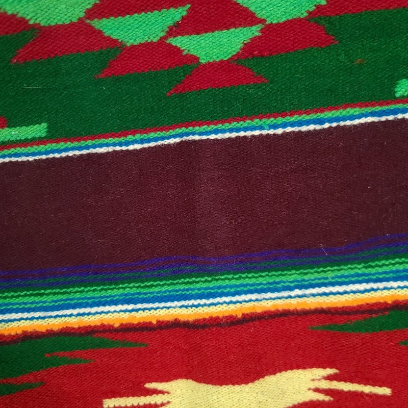 Vtg Kilim Rug 58 X 79 Handwoven Southwestern Aztec Wool Tribal Navajo Turkish gallery