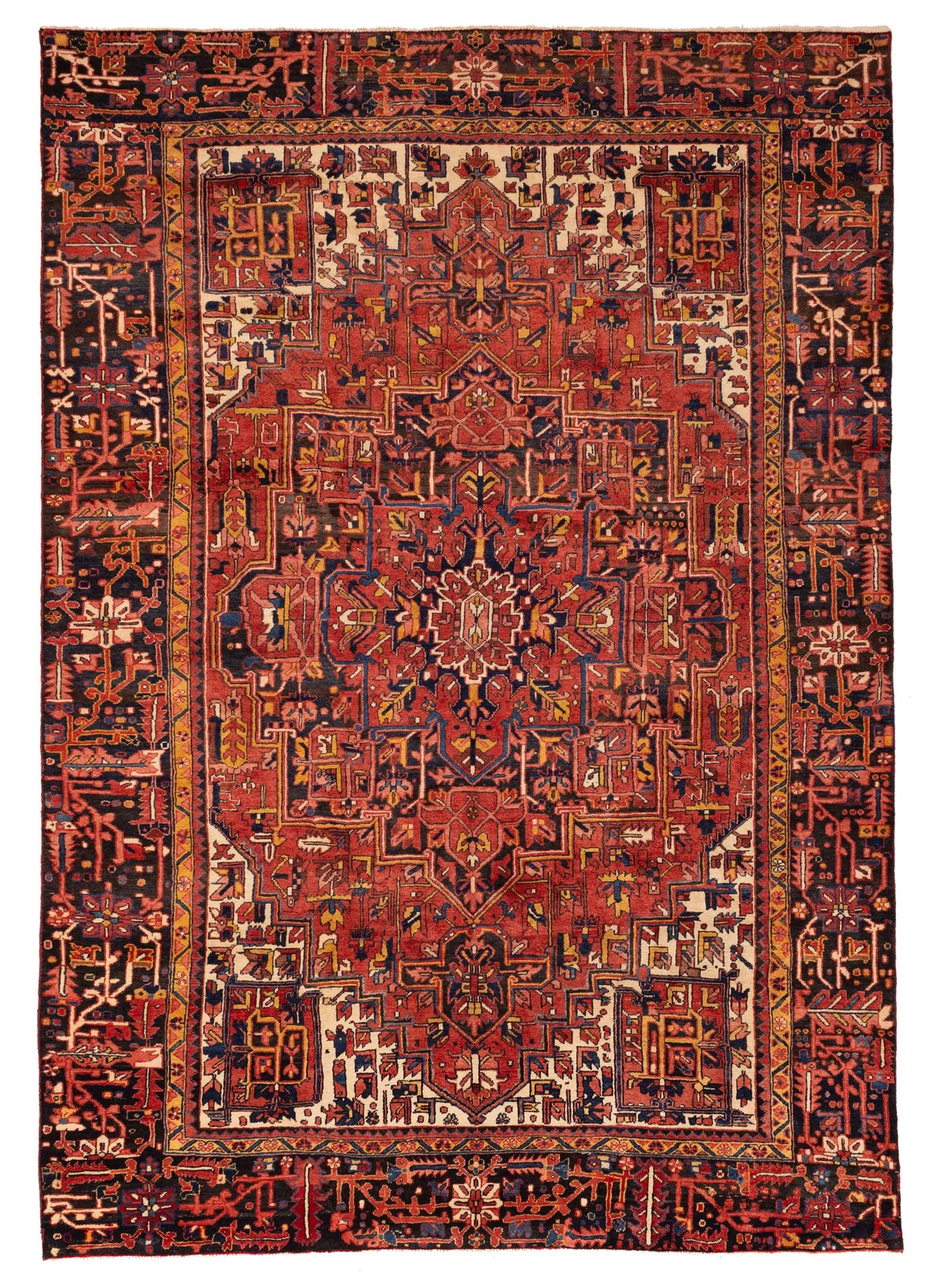 Traditional Vintage Hand-Knotted Area Rug 8'10" x 12'3" Oriental Wool Carpet gallery