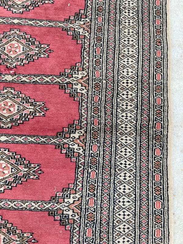 Vintage Hand Made Traditional Rug Oriental Wool Multicolor Carpet 149x95 cm gallery