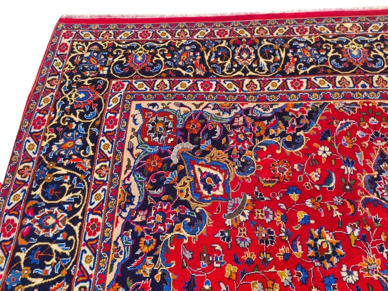 Amazing Hand Knotted Vintage Mashoud Wool Area Rug 10.0 x 9.5 Ft gallery