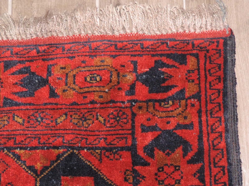 4x3ft. Handmade Khal Muhammidity Wool Rug gallery