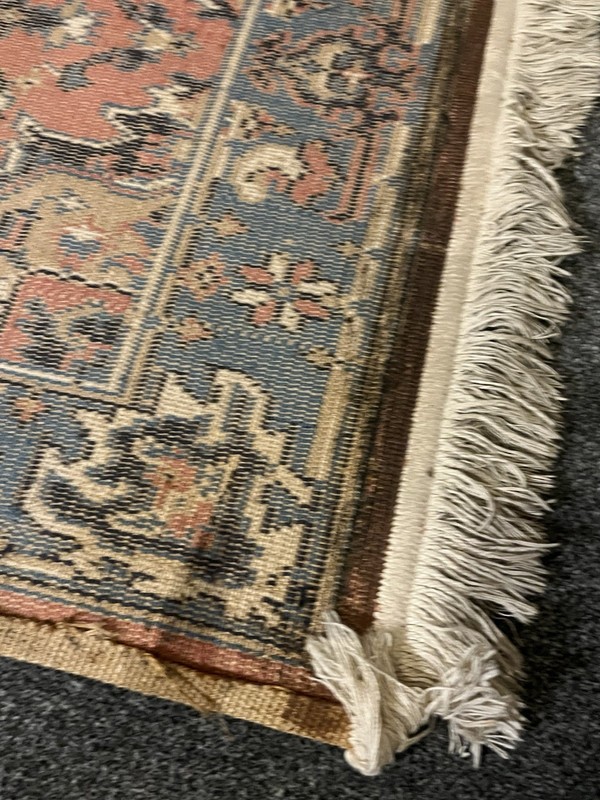 Vintage Turkish Rug Carpet Red Mid Century Retro Traditional Middle Eastern Wool gallery