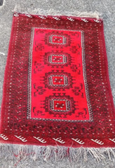 Oriental Rug Kelim Retro Carpet Bridge Vintage 125 X 85 H12