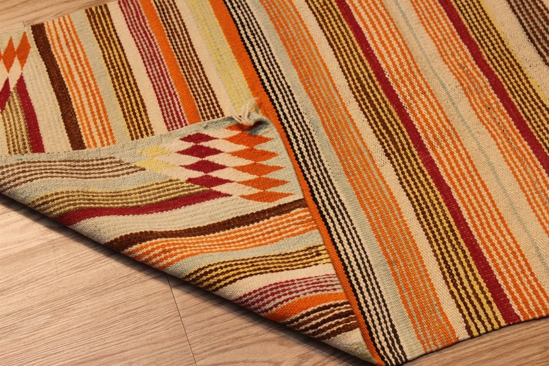 6' x 2'6" American Indian Navajo Design Handmade Hand Woven Multi color gallery