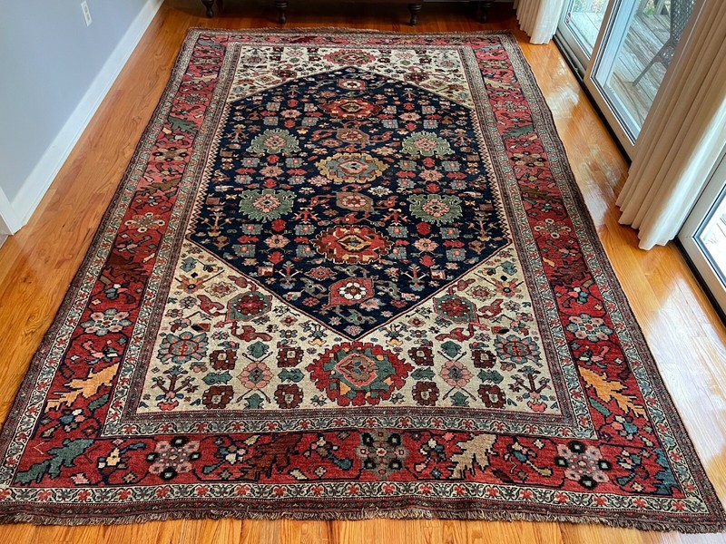 Genuine Antique Oriental Rug. Bidjar c.1900 gallery
