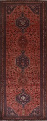 Tribal 10 ft Runner Rug 4×10 Geometric Traditional Hand-made Nomadic Wool Carpet