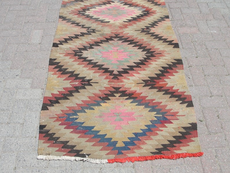 3x10 Turkish Kilim Rug Runner – Handmade Runner Rugs for Hallway gallery