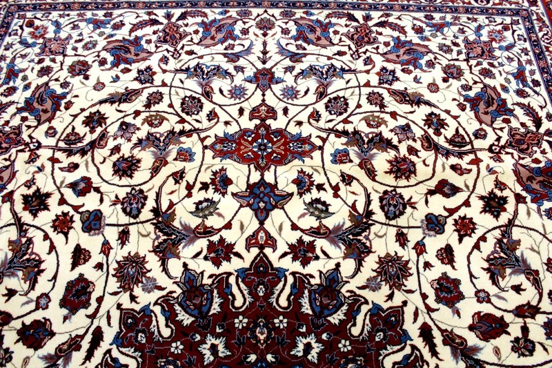 9X12 BREATHTAKING MASTERPIECE 300+KPSI HAND KNOTTED VEGETABLE DYE ISFAHANN RUG gallery