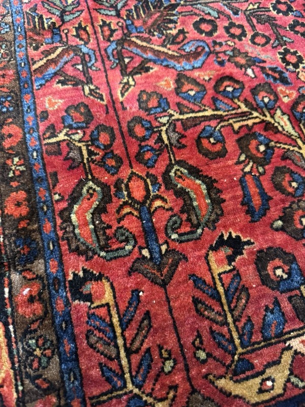 Unbelievably High Quality Velvety Antique Sarouk C.1920 Mint Condition 6’6x4’4 gallery