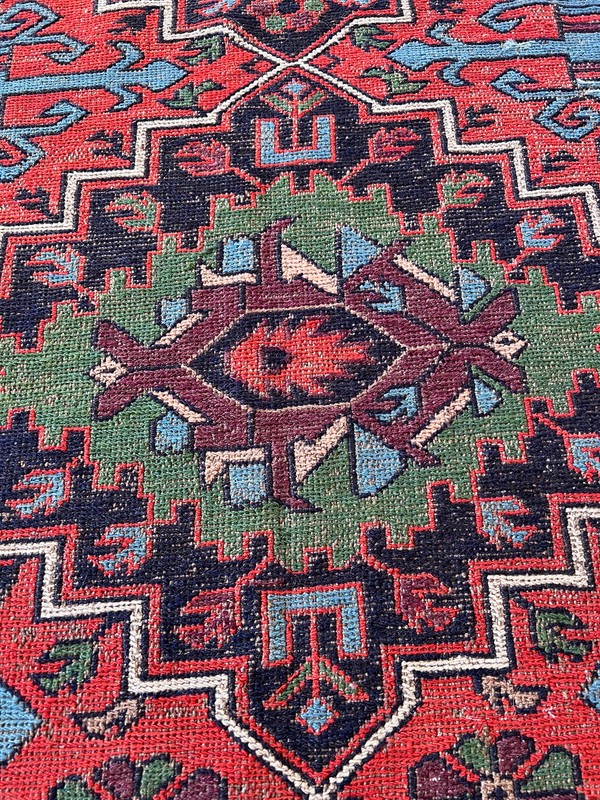 Exquisite Antique 1910 Caucasian Soumak Rug gallery