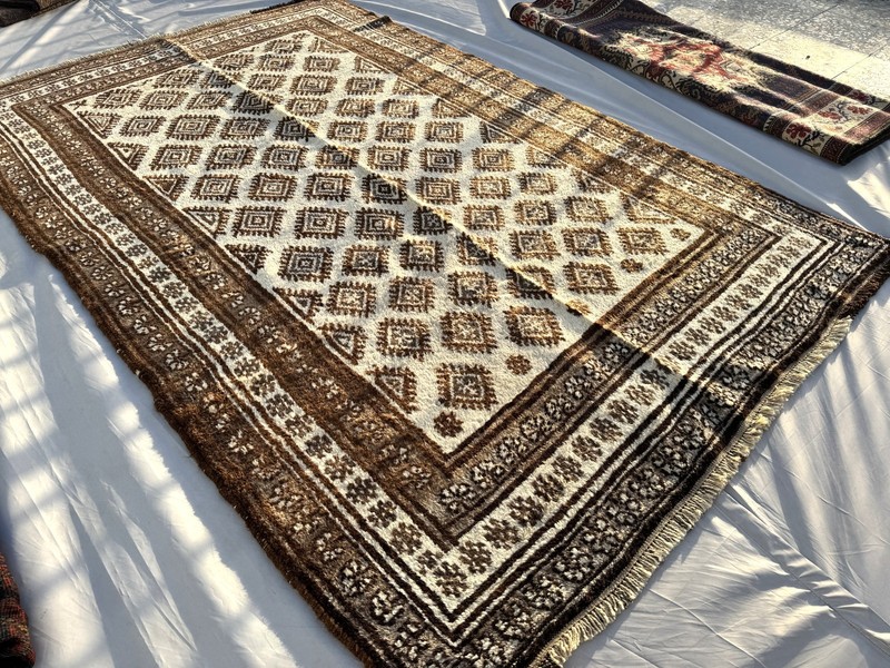 5x7 Ft Tribal Persian Hand Knotted Baluchi Rug Afghan Oriental Geometric Carpet gallery