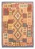 Vintage Hand Woven Area Rug 3'4" x 4'11" Traditional Wool Oriental Carpet gallery