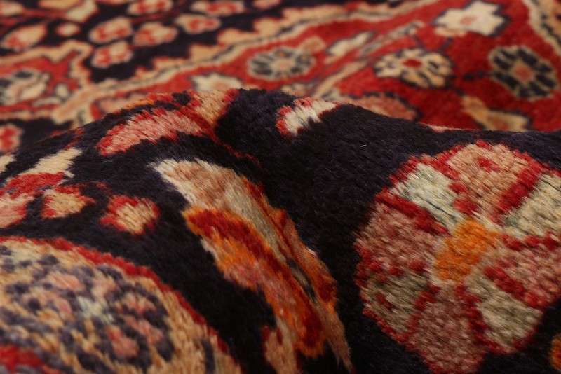 Vintage Hand-Knotted Area Rug 4'3" x 6'7" Traditional Wool Carpet gallery