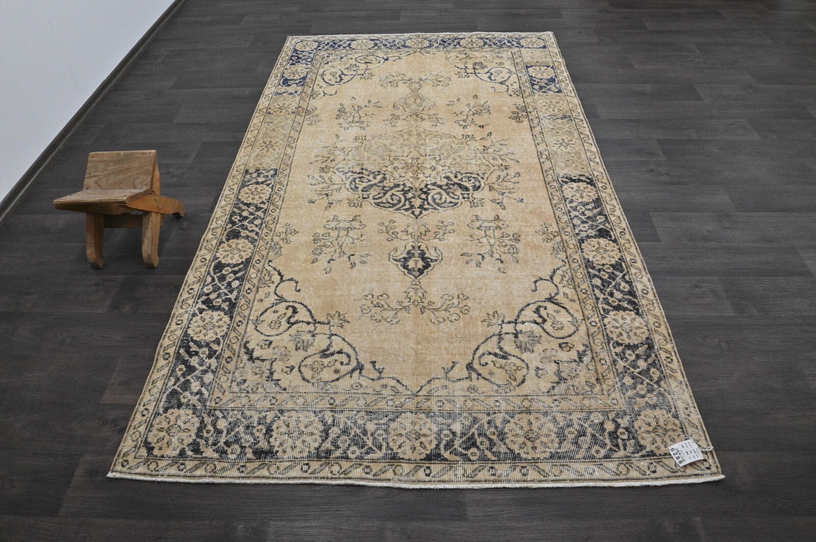 Oushak Turkish Vintage Rug 5x9 Kilim Rug Anatolian Handmade Boho Decor BEIGE gallery