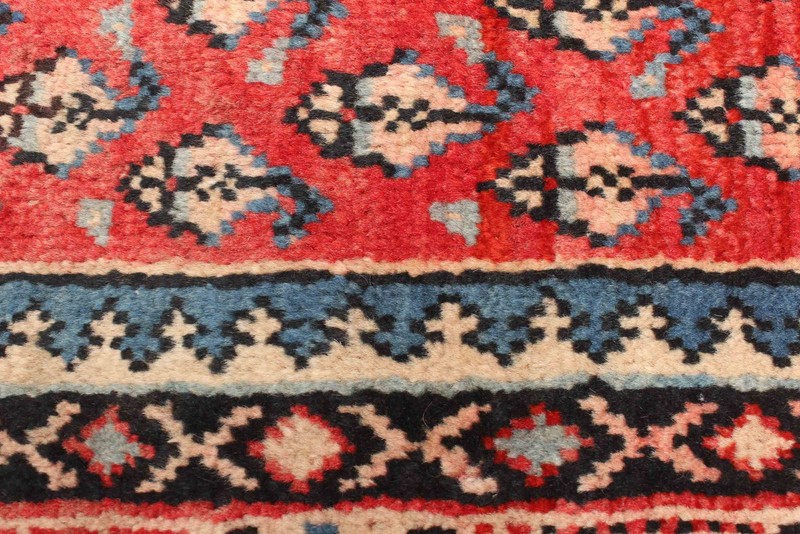 Vintage Hand-Knotted Carpet 4'4" x 6'9" Traditional Oriental Wool Area Rug gallery