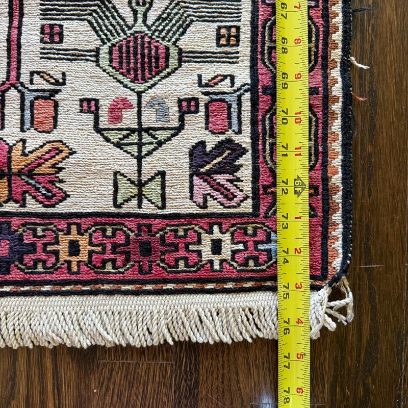 Kilim Soumak Shahsavan Tribal Area Rug 6 x 4 Ft Silk Wool Tapestry gallery