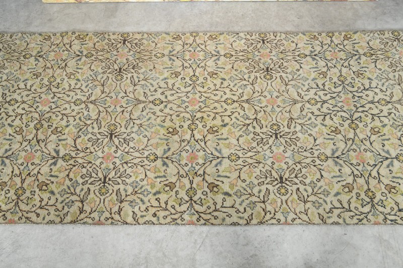 Turkish Rug Runner Hand-Knotted Carpet Vintage Runner Rug Oushak Rug 2x9 ft,1201 gallery