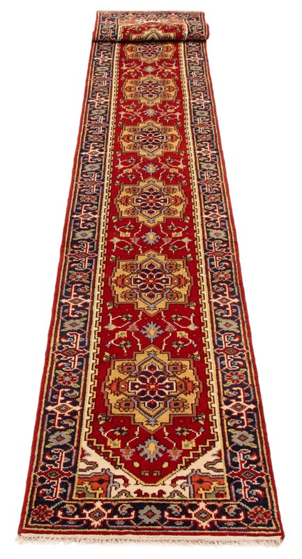 2'5" x 20'0" Vintage Hand-knotted Runner Rug Traditional Oriental Wool Carpet gallery