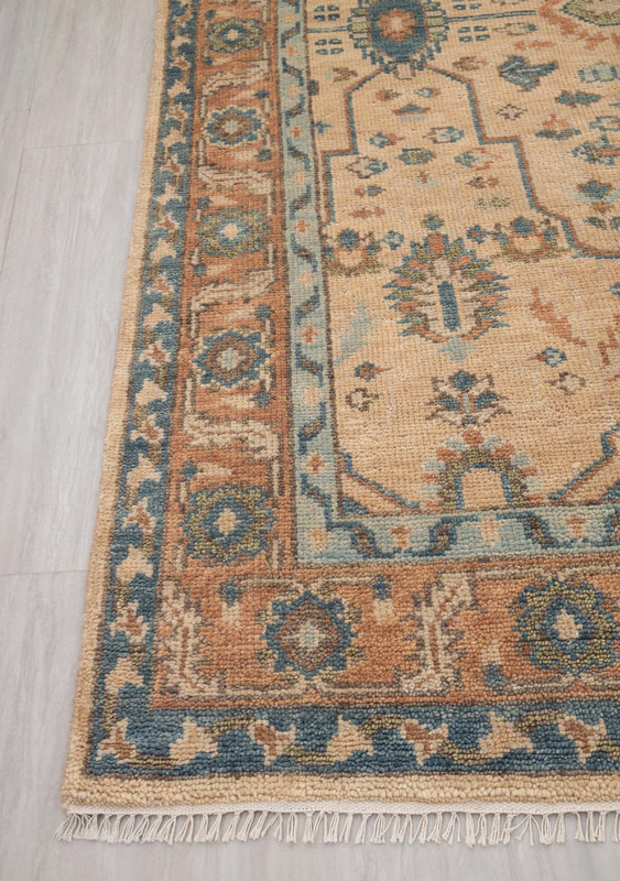 Hand Knotted Oushak Rug 4x6 5x7 6x9 7x10 8x11 9x12 10x14 12x15 Woolen Area Rugs gallery