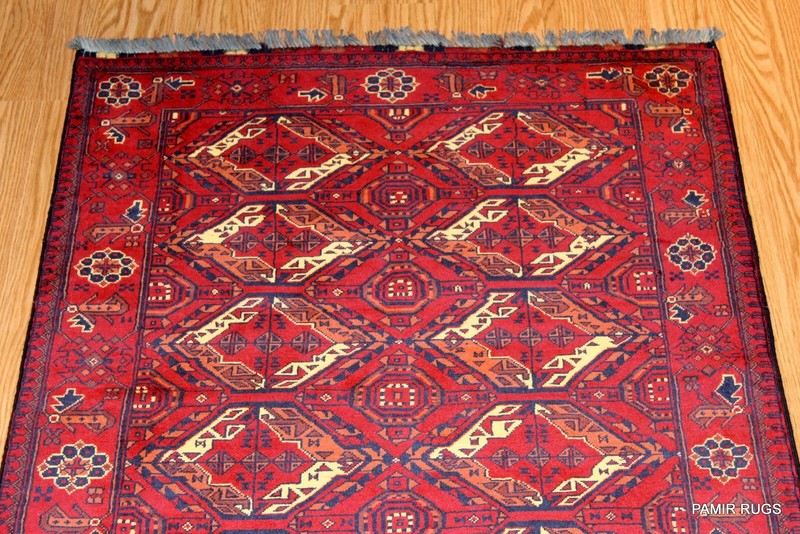 Turkoman Beshir Tribal Wool Rug 3x5 ft. wool handmade hand knotted gallery
