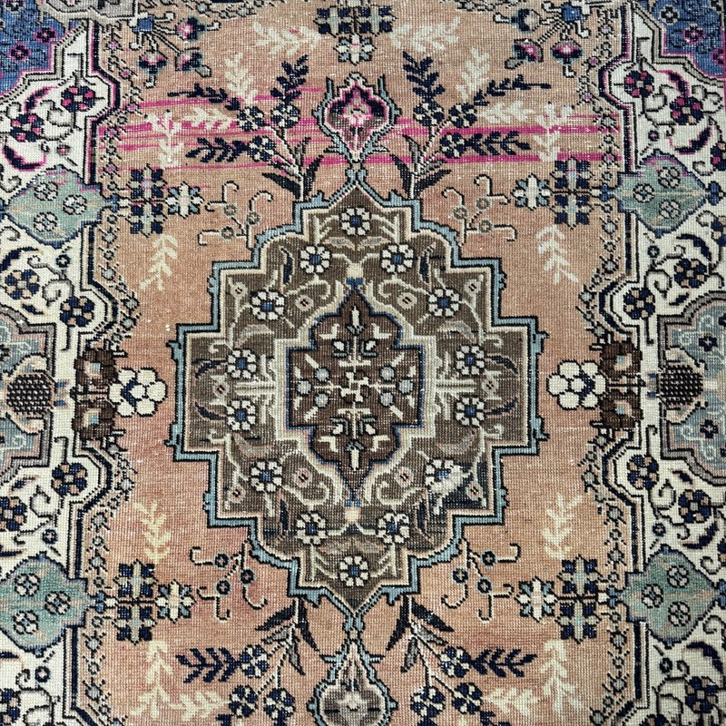 4x6 Antique Persian Area Rug, Hand Knotted Floral Oriental Carpet gallery
