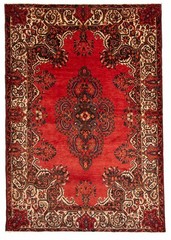 Vintage 7’1″ x 10’2″ Traditional Hand Knotted Vegetable Dye Wool Area Rug