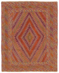 Vintage Traditional Hand-Knotted Area Rug 4’9″ x 5’10” Oriental Wool Carpet
