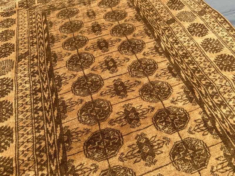 Vintage Afghan Baluchi Rug 2'10 x 6'4 ft – Handmade Wool Geometric Faded Carpet gallery