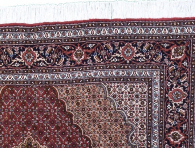 Vintage Original Area Rug Antique Rare Wool Silk 5 X 7 Tabrizz Mahi 50 Raj gallery