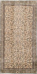 Traditional Vintage Hand-Knotted Oriental Carpet 3’10” x 7’9″ Wool Area Rug