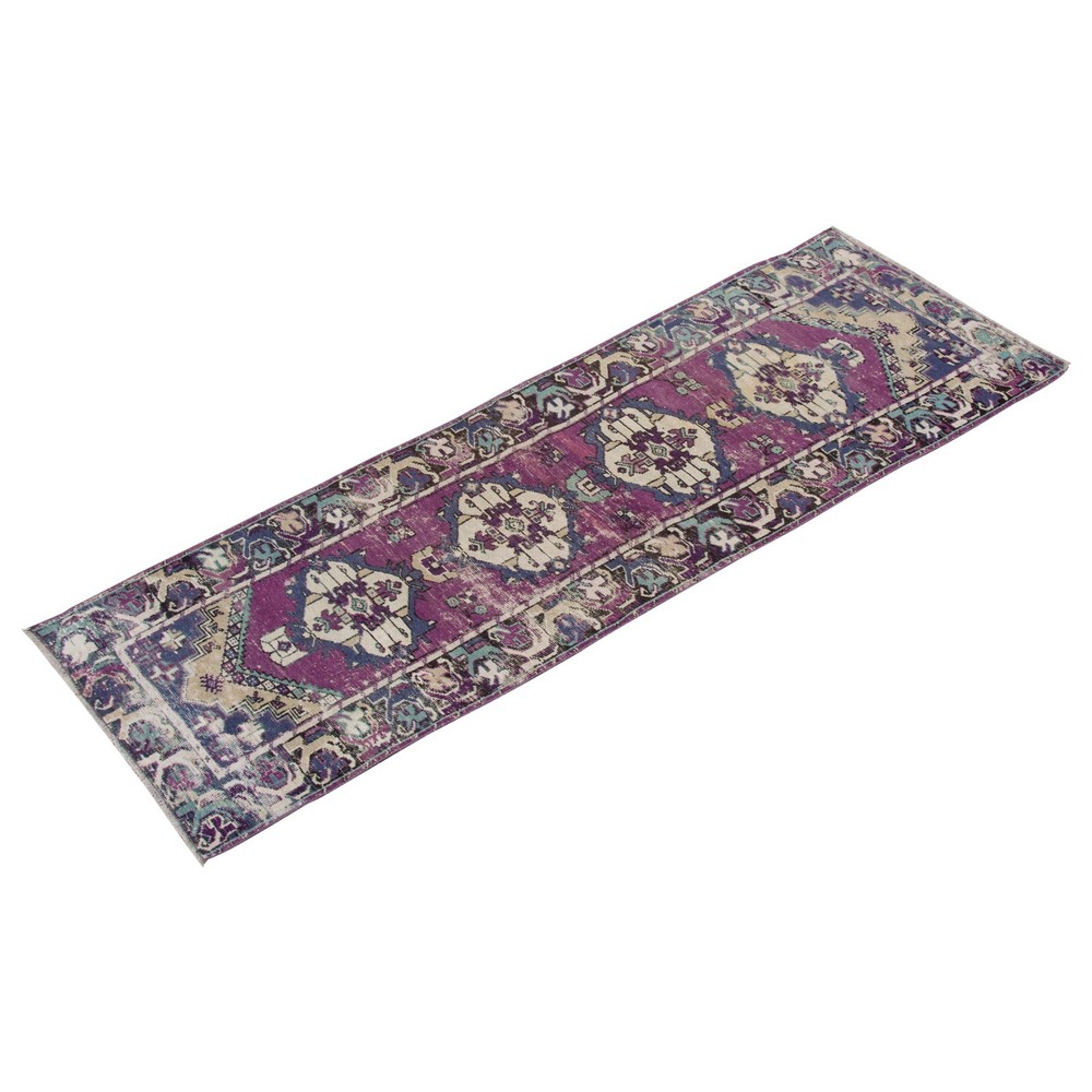 Oushak Rug,Runner Rug,Turkish Runner,Vintage Runner,Floor Rug, 2'11 x 9'10 feet