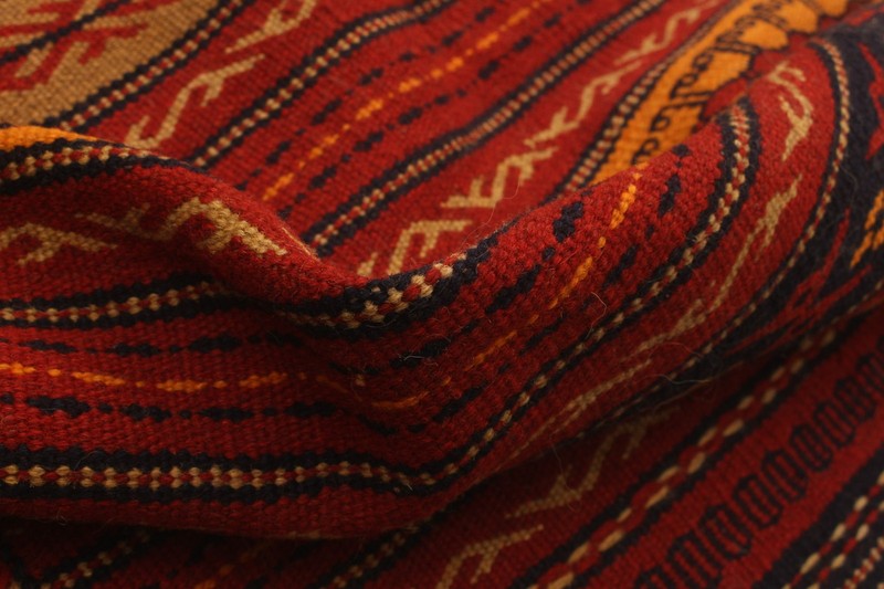 Vintage Hand Woven Area Rug 3'4" x 5'4" Traditional Wool Oriental Carpet gallery