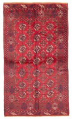 Vintage Hand-Knotted Area Rug 3’8″ x 6’7″ Traditional Wool Carpet