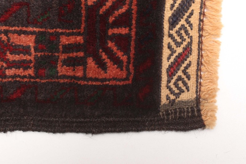 Vintage 4'3" x 6'8" Traditional Hand Knotted Vegetable Dye Wool Area Rug gallery