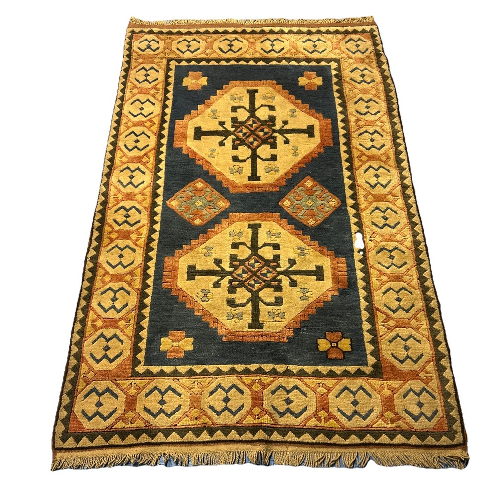 Antique Vegetable Dye Peking Oriental Area Rug 4x7 Chinese Hand-made Wool Carpet