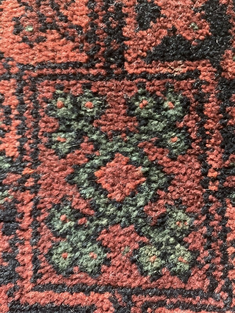 Bergoss Wool 1970’s 14”x35” Kabristan Rug Accent Netherlands Decor Semi Antique