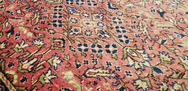 8x11ft Living Room Rug from Turkey 8x11ft Handknotted Turkish Hereke Red Carpet gallery
