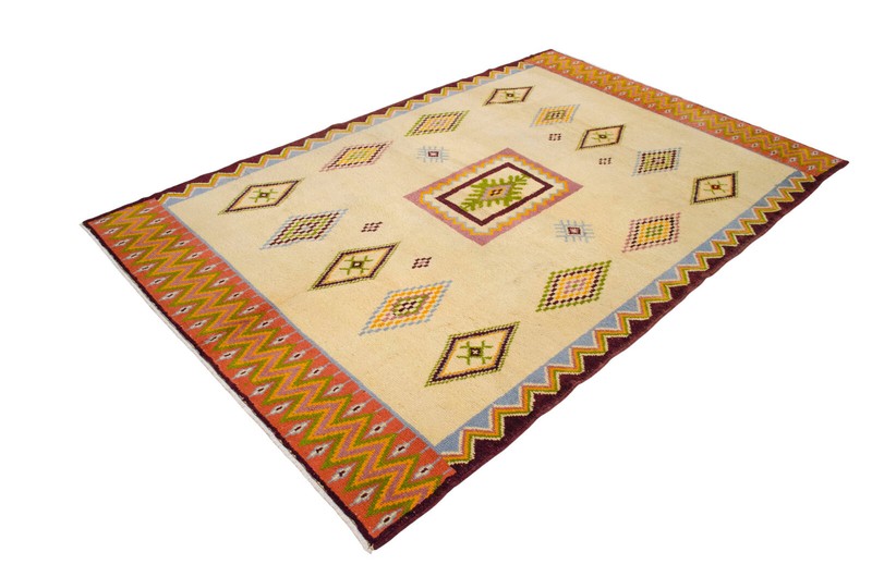 Native American Style HandMade Turkish Rug Boho Decor Area Rug 7x10 ft Approx gallery