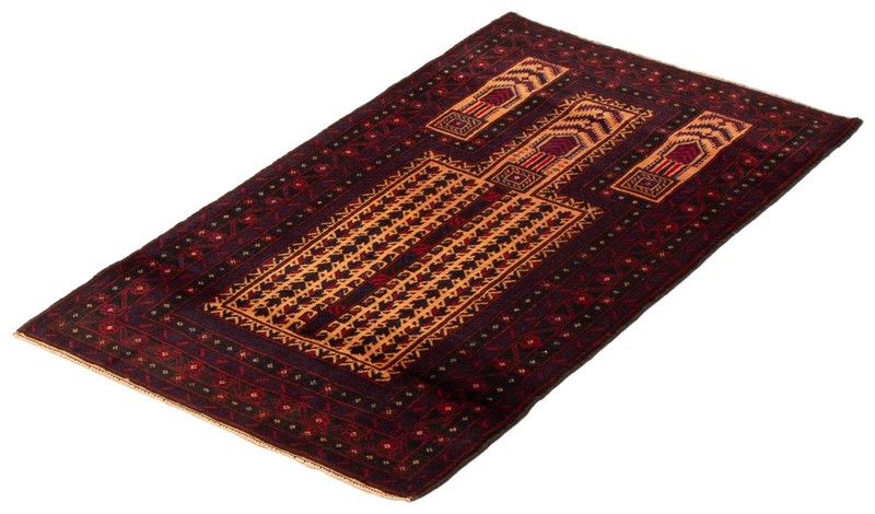 Traditional Vintage Hand-Knotted Area Rug 2'11" x 4'8" Oriental Wool Carpet gallery