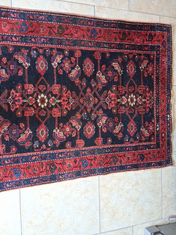 Vintage Hamadan Runner, 3' X 10 ', Good Condition gallery