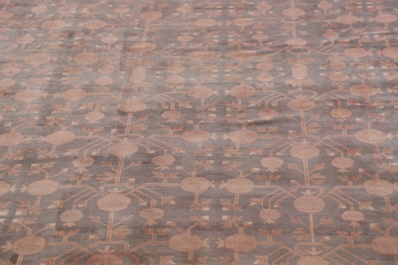 Pre-1900 Antique Vegetable Dye Khotan Egyptian 25x37 Area Rug Oversize Handmade gallery