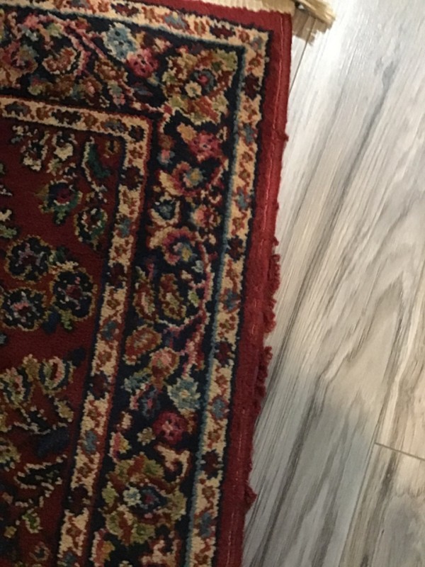 Karastan Rug 2’6”x 4’3” Red Sarouk Rug Series #700 Style 785 Wool gallery