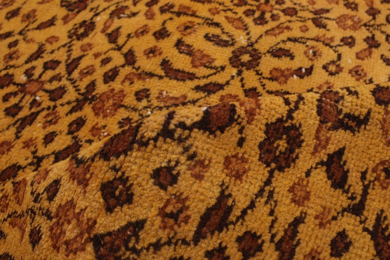Vintage Light Brown Traditional 3'10" x 7'5" Hand-Knotted Oriental Wool Area Rug gallery